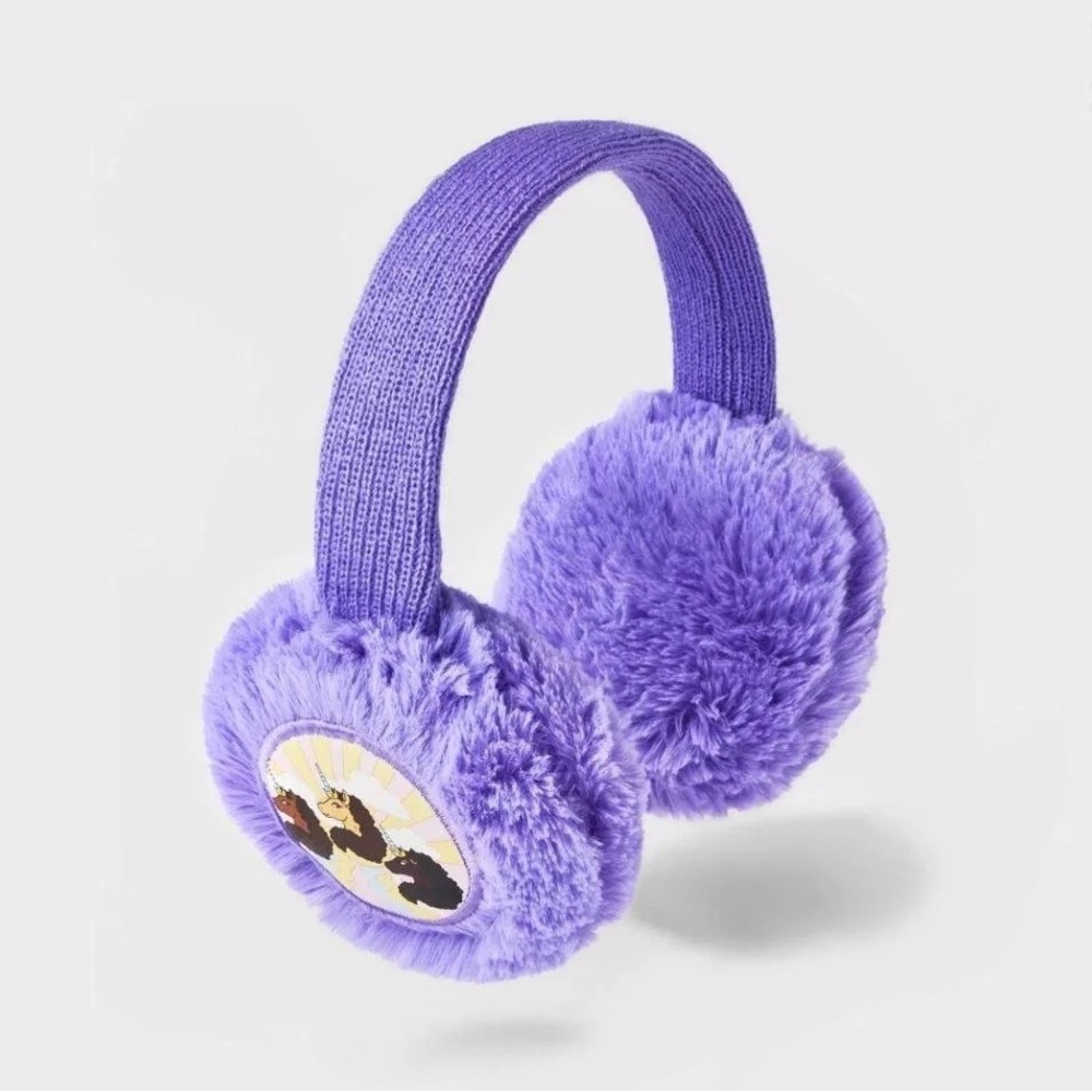 Purple Unicorn Earmuffs